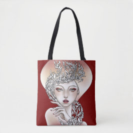 Bolso De Tela Sac fourre-tout Déesse du feu rouge