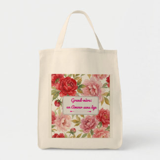 Bolso De Tela Sac fourre-tout Pivoines