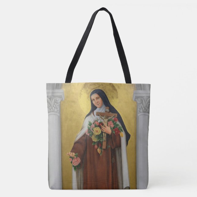 Bolso De Tela Sacerdotes carmelitas católicos de las monjas del (Anverso)