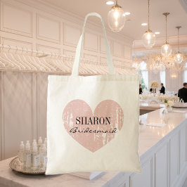 Bolso De Tela Sacos de la dama de honor de la dama de honor del 