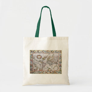 Bolso De Tela Sacos del Mapa del Mundo Antiguo - elegir estilo