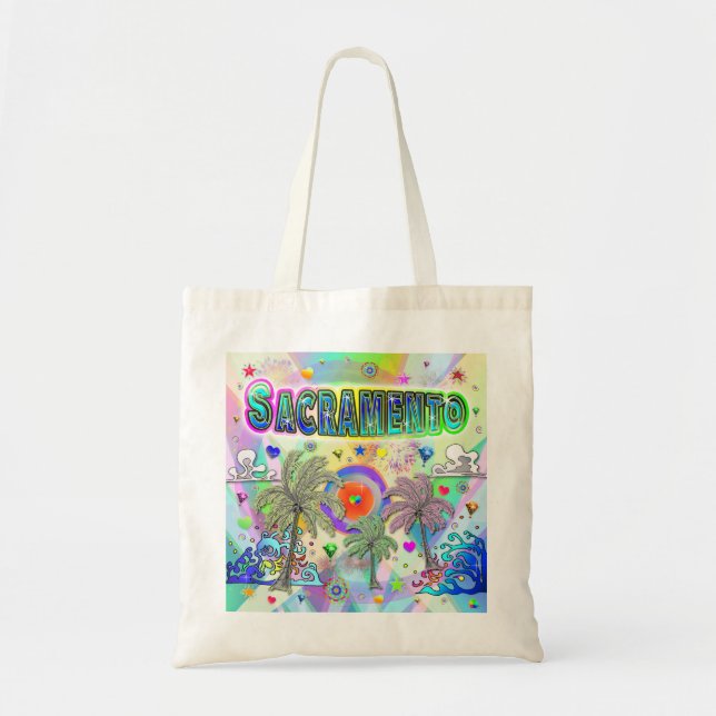 Bolso De Tela Sacramento Deep Dream Tote Bag (Frente)