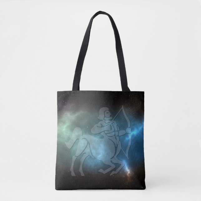 Bolso De Tela Sagitario translúcido (Anverso)