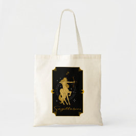 Bolso De Tela Sagittarius Saucy Rótulos Astrológica Tote Bag