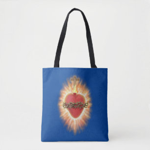 Bolso De Tela Sagrado Corazón de Jesús Tote Bag