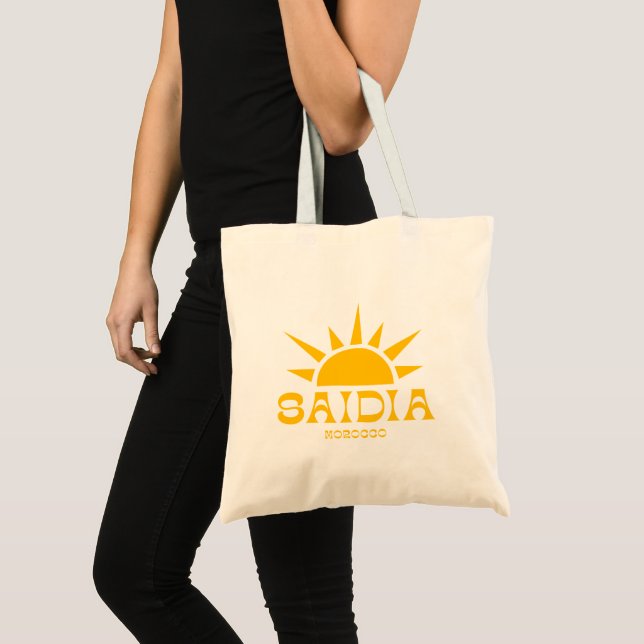 Bolso De Tela SAIDIA MARRUCO Sun (Anverso (producto))