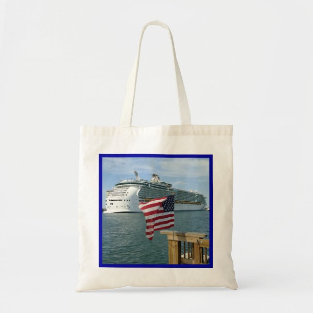 Bolso De Tela Sailaway con la bandera (Frente)