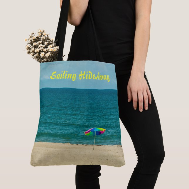 Bolso De Tela Sailing HideAway LARGE Beach Shoulder Tote (Detalle)
