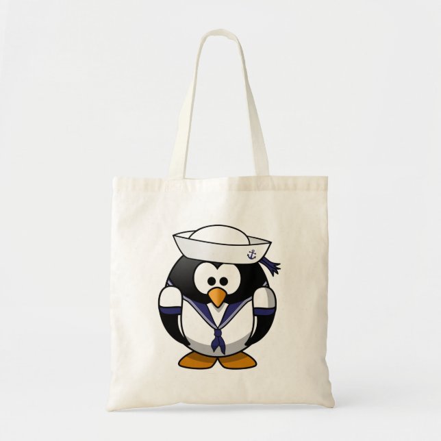 Bolso De Tela Sailor Penguin (Frente)
