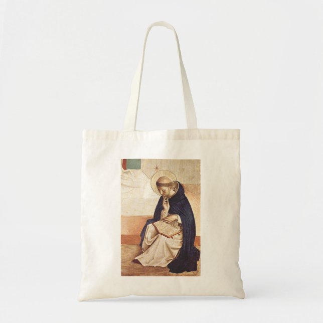Bolso De Tela Saint Dominic de Guzman por Fra Angelico (Frente)