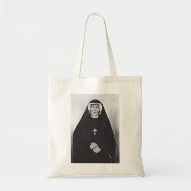 Bolso De Tela Saint Faustina Kowalska (Frente)