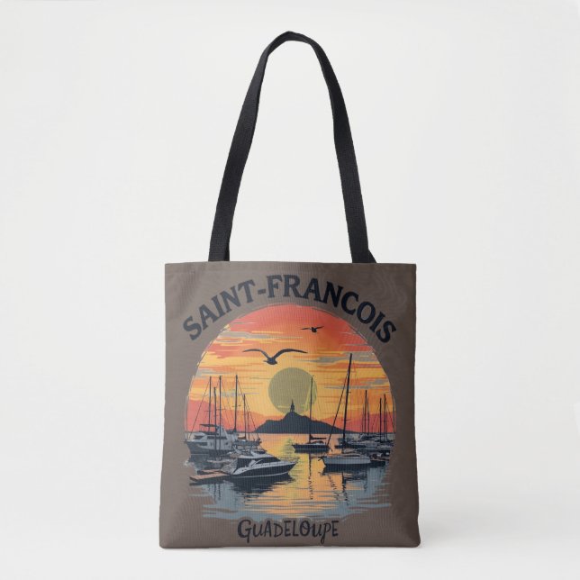 BOLSO DE TELA SAINT FRANCOIS GUADELOUPE (Anverso)