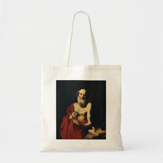 Bolso De Tela Saint Jerome por Jusepe de Ribera (Frente)