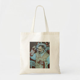 Bolso De Tela Saint Padre Pio