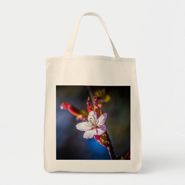 Bolso De Tela Sakura - Flor de cerezo japonesa (Frente)