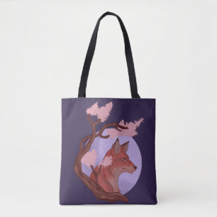 Bolso De Tela Sakura Fox