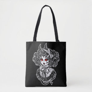 Bolso De Tela Salem Witch Ilustracion Art