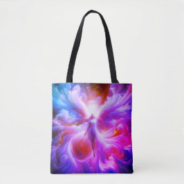 Bolso De Tela Salga con estilo con este ángel colorido en su