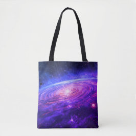 Bolso De Tela Salga con Estilo Con Una Galaxia Distante en Su