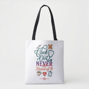 Bolso De Tela Salir del Trabajo Nunca lo He Oído Camiseta Divert