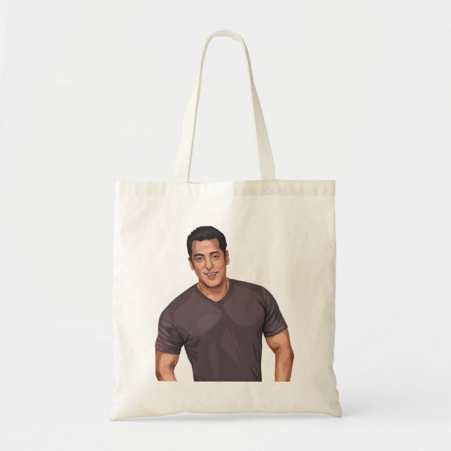 Bolso De Tela Salman Khan Tote Bag (Frente)