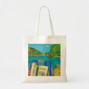 Bolso De Tela Salmo 1 en pinturas cristianas judías de la bibli