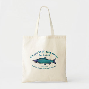 Bolso De Tela Salmon Bar & Grill Cyanotic