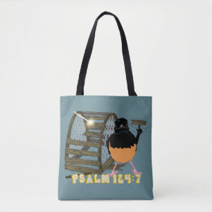Bolso De Tela Salmos: Shama de gota blanca