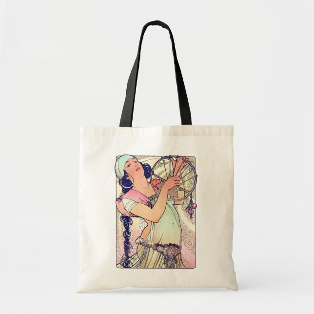 Bolso De Tela Salome, Alphonse Mucha (Frente)