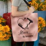 Bolso De Tela Salón de estilo Rosa Personalizado de oro Hair<br><div class="desc">Este diseño fue creado a través del arte digital y puede ser personalizado en el área que proporciona cambiando la foto y/o el texto. O puede personalizarse eligiendo la opción de hacer clic en el personalizar y borrar o cambiar el color del fondo, agregar texto, cambiar el color o estilo...</div>