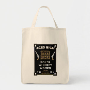 Bolso De Tela Salón de la Frontera Americana Vaquera