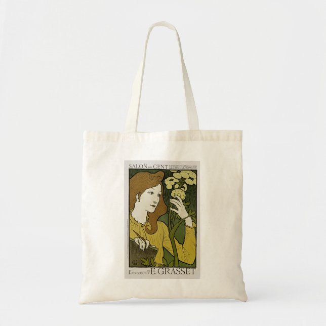 Bolso De Tela Salon des Cent ~ Exposition de E. Grasset (Frente)