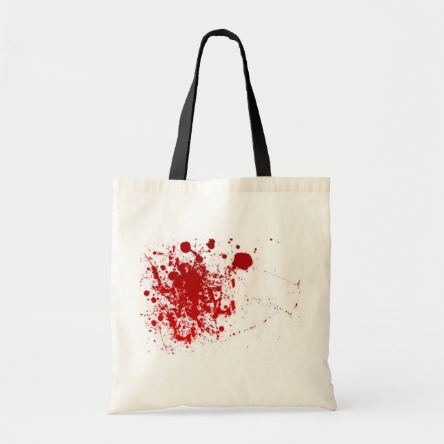 Bolso De Tela Salpicadura de la sangre (Frente)