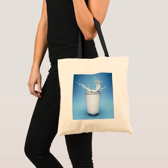 Bolso De Tela Salpicadura de Leche Refrescante en Vaso (Subido por el creador)