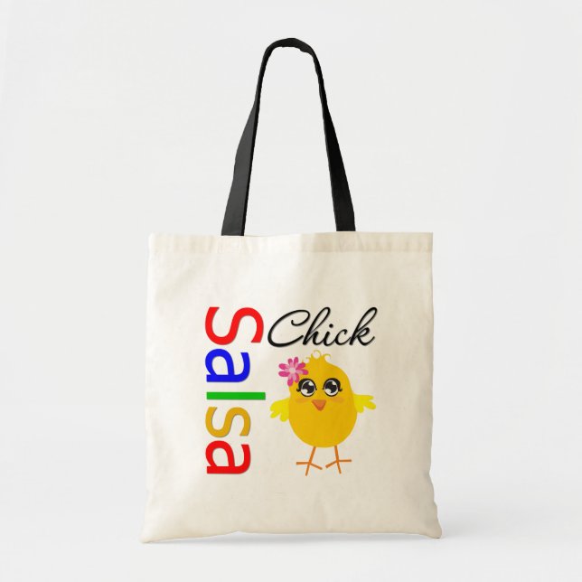 Bolso De Tela Salsa Chick (Frente)
