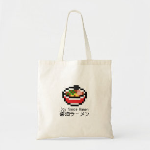 Bolso De Tela Salsa de soja Ramen retro arte