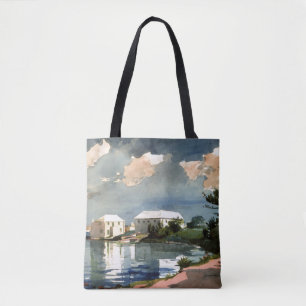 Bolso De Tela Salt Kettle, pintura de Bermudas de Winslow Homer