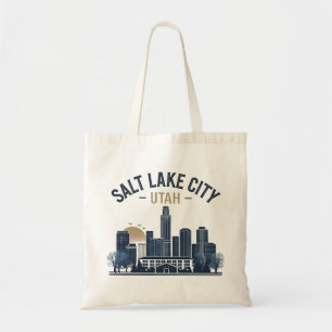 Bolso De Tela Salt Lake City Utah retro vintage Viaje