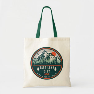 Bolso De Tela Salt Lake City Utah Ski Souvenir Retro Vintage 80