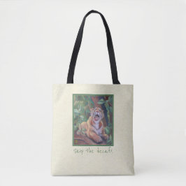Bolso De Tela ¡Salta la Sordera! Tote de tigres