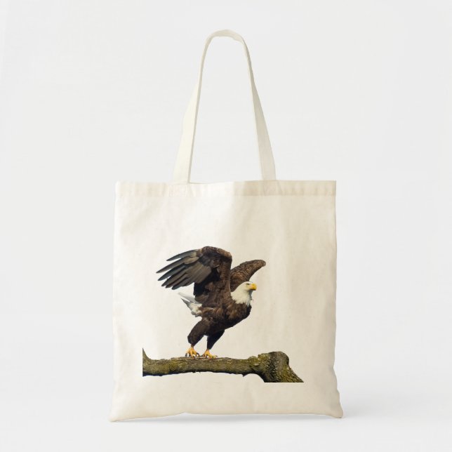 Bolso De Tela ¡Salto de águila calva! (Frente)