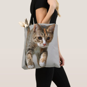 Bolso De Tela Salto del gato de calicó