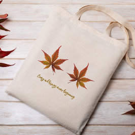 Bolso De Tela Saltos de otoño marrones Tote Bag