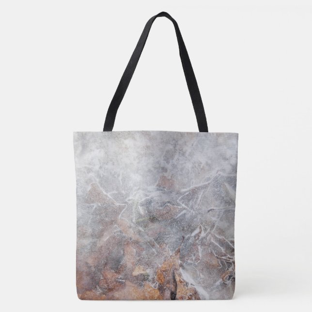 Bolso De Tela Saltos En Hielo (Oro) (Anverso)