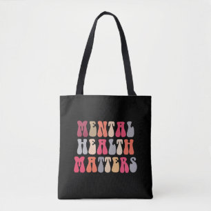 Bolso De Tela Salud Mental Importa Mujeres Terapeuta Autismo
