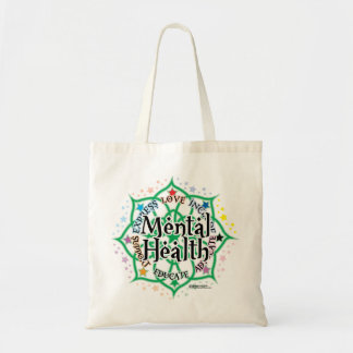 Bolso De Tela Salud mental Lotus