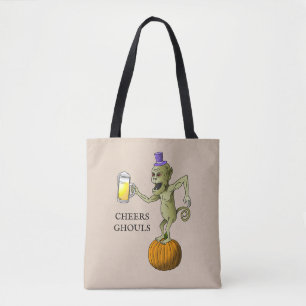 Bolso De Tela Salud monstruos Halloween Truco o trato