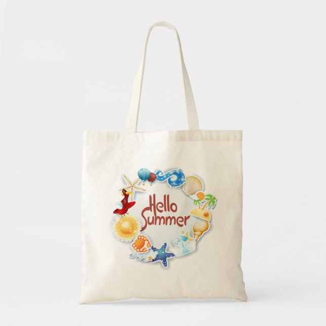 Bolso De Tela Saludo (Frente)