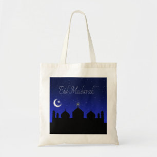 Bolso De Tela Saludo de Eid Mubarak - Tote de presupuesto