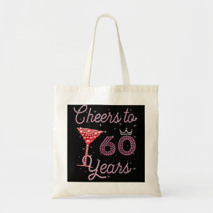 Bolso De Tela Saludos a 60 años cumpleaños 60 cumpleaños cumplea